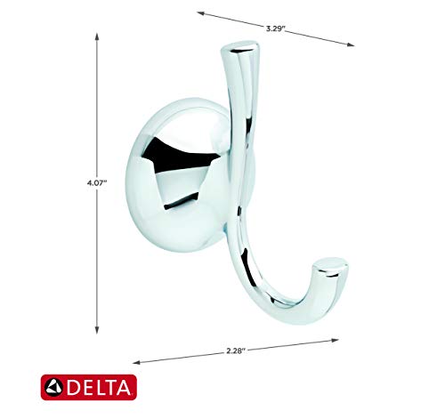 Delta Faucet Fnds35-Pc Foundations Robe Hook, Polished Chrome #TOP3