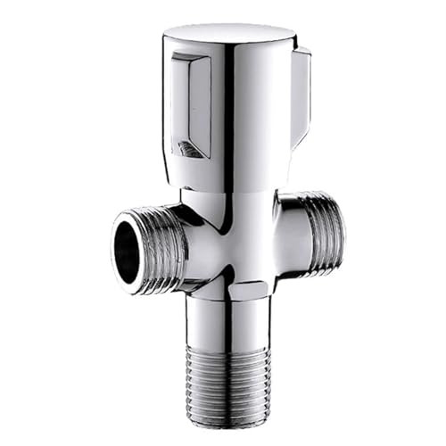 Válvula angular de 1 entrada y 2 salidas tipo B para cocina y lavadora 2