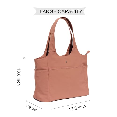 ESVAN Yoga Tote Bag Mat bag Women Shoulder Bags Carryall Tote for Travel Office Workout Gym Nurse Beach - Thumbnail 2