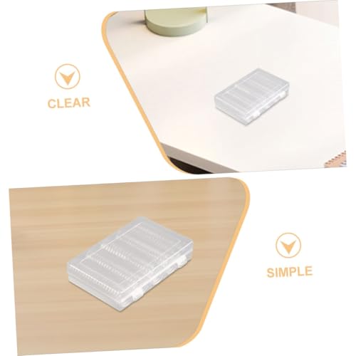 DOITOOL 2 sets cajas organizadoras transparentes para monedas miniatura 7