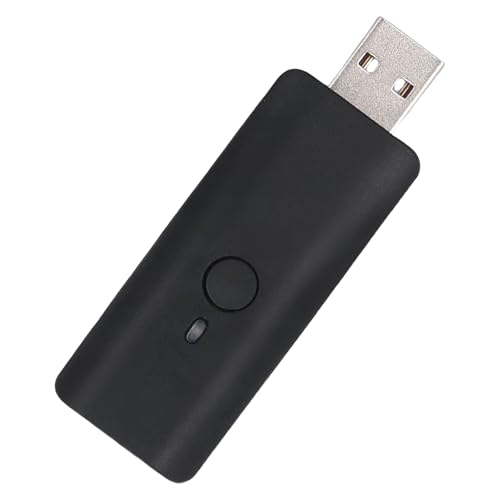 Bewinner El Adaptador de Controlador Inalámbrico Compatible con la Serie S/X Steam Deck Slim, El Convertidor de Adaptador de Controlador Inalámbrico USB Es Compatible (Black)