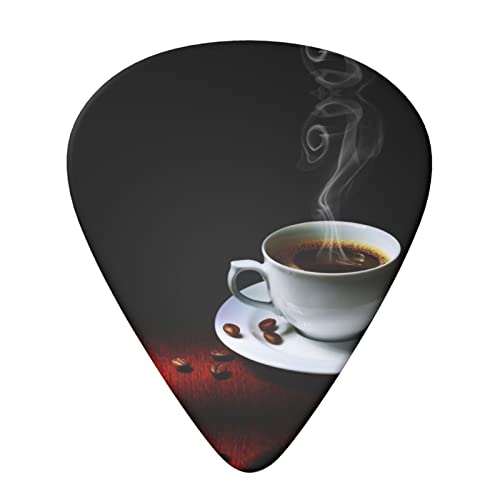 Hot Coffee With Coffee Bean Lot de 6 médiators pour guitare acoustique, guitare électrique, basse, ukulélé – fins… - Les Beatles, Paul McCartney, John Lennon, RIngo Starr, George Harrison Hot Coffee With Coffee Bean Lot de 6 médiators pour guitare acoustique, guitare électrique, basse, ukulélé – fins… – Image 4