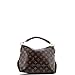 Louis Vuitton, Pre-Loved Braided Handle Beaubourg Hobo Monogram Canvas Mini, Brown