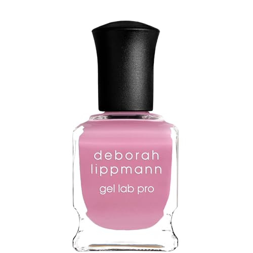 Deborah Lippmann Nail Polish Gel Lab Pro | Treatment Enriched for Nail Health Wear and Shine | No Lamps or Tools | What Was I Made For 0.5 oz