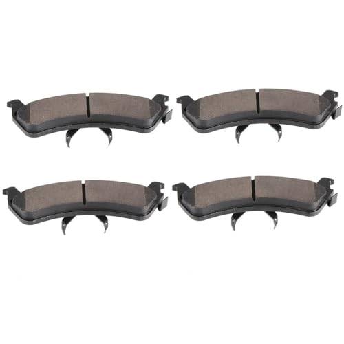 Image of cciyu D667 Rear Ceramic Disc Brake Pads Kit For Ford For Explorer 1995-2001, For Ford For Explorer Sport 2001-2002, For Ford For Ranger 1998-2002,For Mercury Mountaineer 1997-2001 4PCS