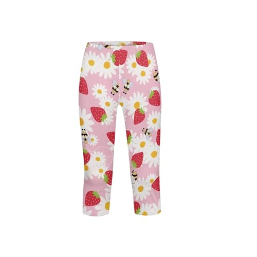 Girls Yoga Legging for Kids Athletic Yoga Pants with Elastic Waistband Breathable Dance Leggings4