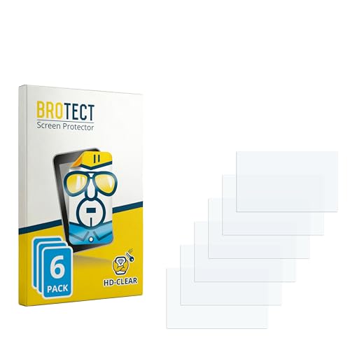 BROTECT 6 Stück Schutzfolie für Kverneland IsoMatch Tellus GO Plus Bildschirmschutz Folie Made in Germany, Ultra-Klar