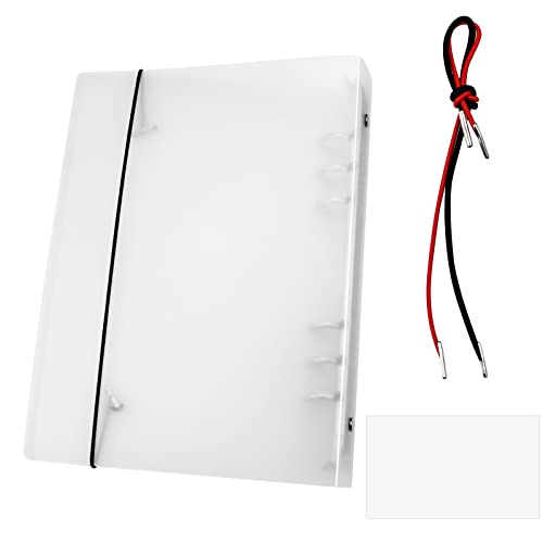 burkfeeg A5 Carpeta de Anillas 6 Agujeros Cubierta Carpeta de Hojas Sueltas para Papel, Material Escolar, Material de Oficina Cover