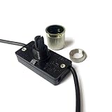 AFCNMayitr Brass Light Dimmer Lamp Rotary Switch 120 Volt 500W Adjustable Light Dimmer Knob Switch F