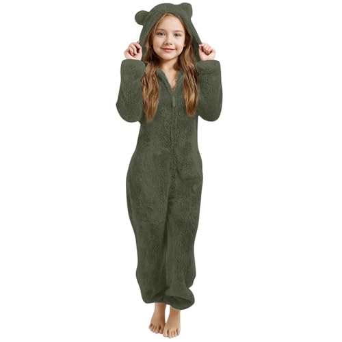 Fleece Overall Onesie Kinder Mädchen Jungen Einteiler...