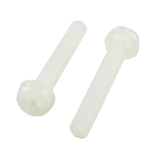 Aexit 100 Pcs Nuts 3mm Thread Diameter Phillips Cross Head Panel Nuts Plastic Screws