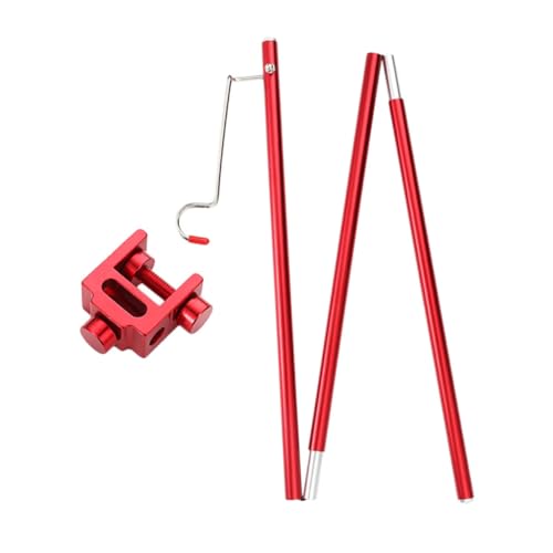 Anneome Lampada da Picnic in Lega di Alluminio Gancio Singolo Portalampada per Esterni Compatto e Portatile Forniture per Campeggio