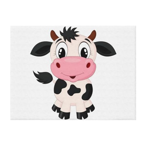 Couverture de lit EdWal microfibre légère imprimé vache plaid chaud et doux - 2