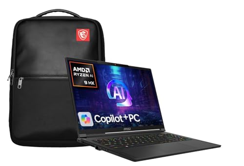MSI Stealth A16 AI+ A3XVGG-222IT, Notebook Gaming, 16' QHD+ OLED 240hz, Ryzen AI 9 HX 370, RTX 4070 GDDR6 8GB, 1TB SSDPCIe4, LPDDR5x 32GB 7500MHz, WiFi 7, 99Whr, Win 11Home [Layout e Garanzia ITA]