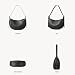 BOSTANTEN Damen Handtaschen Klein,Geflochtene Taschen Umhängetasche Damen Crossbody Bag Schultertasche für Frauen Tote Bag,Schwarz