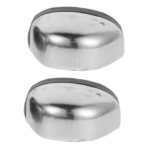 MUCKLILY 1 Pair Safety Toe Boot Caps Toes Shoe Inserts Work Protector Protective Welding Duty Support Covers Toe Inserts for Shoes Silver Iron