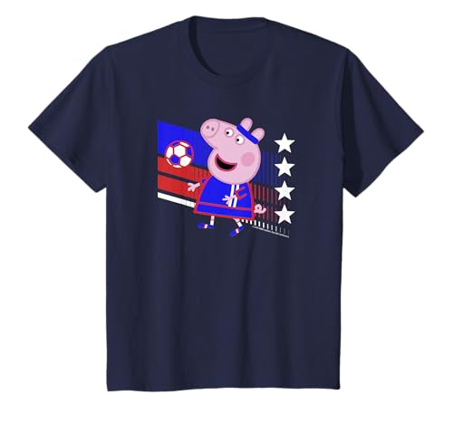 T-shirt George Pig football pour garçon vêtement sport soccer enfant