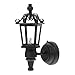 Leorx Vintage DIY Dollhouse 1 12 Dollhouse Miniature LED Wall Light Lamp (Black)