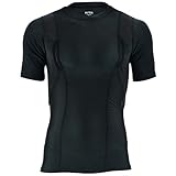 Mafoose Men's Short Sleeve Concealed Carry Gun Holster Shirt Black Medium