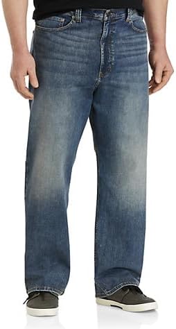 True Nation by DXL Men's Big and Tall Loose Fit Jeans