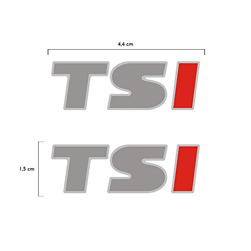 Par Adesivos Emblema De Coluna Tsi Linha Volkswagen Up! 2017