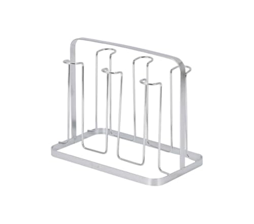 Diexgiy 北欧風の軽量高級家庭用ポータブルカップマグカップティーカップ収納ラックウォーターカップ (シルバー)