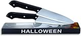 GYQMBT Knife Prop,2PCS Halloween Knife Prop Fake Knife with Fake Blood Knife Mold Plastic Toy, Classic Knife Prop for Rave Party, Cosplay Silver