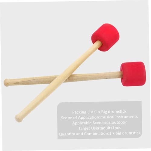 Baqueta VICASKY para Bombo con mango de madera miniatura 6