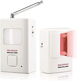 Dog Barking Alarm Motion Detector,Pir Wireless Human Body Walking Sensor Doorbell Door Security