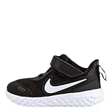 NIKE Revolution 5, Zapatillas Unisex bebé, Black/White/Anthracite, 19.5 EU