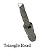 NGe Triangle Screwdriver Bit Set, 6 Pieces Triangle Screw Head, 2 Inch Length, 1/4” Hex Shank, Pack of TA18, TA20, TA23, TA25, TA27, TA30
