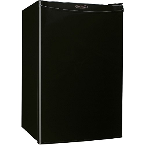 Danby Designer DCR044A2BDD Compact Refrigerator, 4.4-Cubic Feet, Black (Renewed)