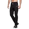 Tansozer Tracksuit Bottoms Men with Zip Pockets Elasticated Waist Black XXL #3