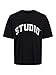 Produktbild JACK & JONES Men's JORBRINK Studio Tee SS Crew Neck T-Shirt, Black, L