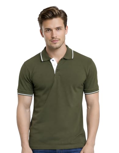 Image of Scott International Cotton Polo T Shirt | Collar Tshirts | Half Sleeves Plain T Shirt | T-Shirt |Tshirt for Men Stylish | Men's Tshirt
