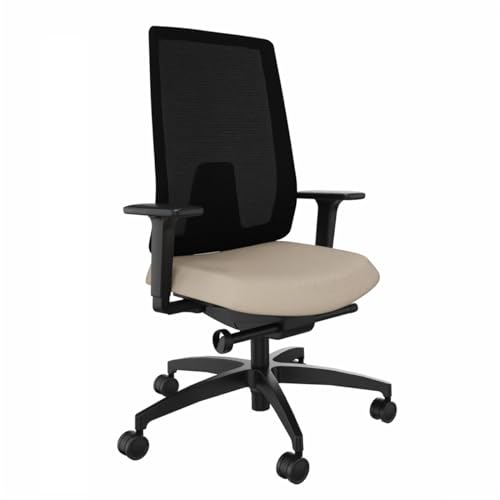 Dauphin Indeed Silla de Oficina Ergonómica Beige