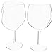 Half Cut Wine Glass Set of 2 ~ Share a Whole Bottle of Wine by AddLiquid