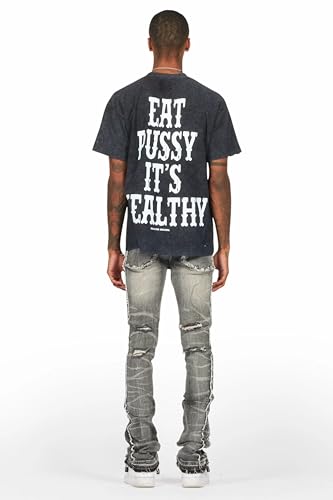 Men's Rugged Stacked Flare Jean4