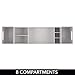 mDesign Juego de 2 cajas clasificadoras con asas para baño – Caja...