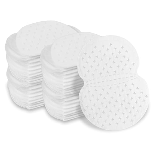 Achselpads Damen Herren 50 Stück Anti Schweißpads Achseln Einweg Sweat Pads - Ultradünn und Atmungsaktiv, 5-Lagen Absorption, Wasserdicht und Durchdringungssicher, Fällt Nicht Leicht