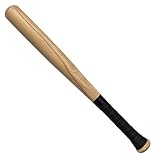 21 Inch Professional Wooden Baseball Bat with Wrapped Handle for Training, Competition