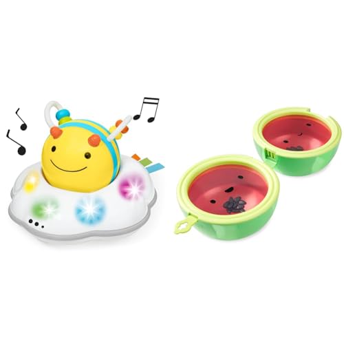 Image of Skip Hop Baby Crawling Bee Toy with 3 Stages and Musical Watermelon Drum Crawler Ball