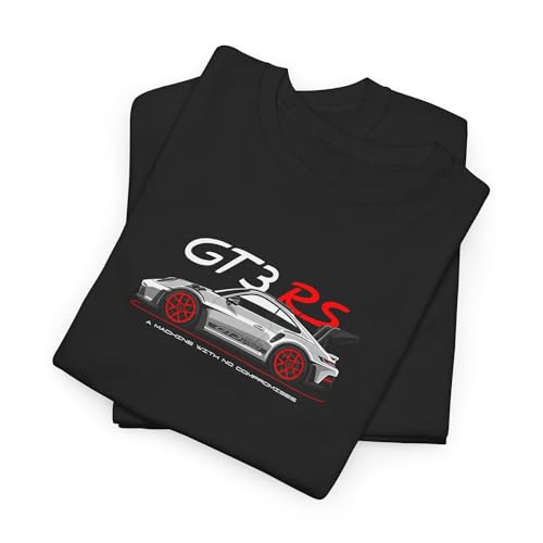 Wrofee GT3 RS Cartoon Style T-Shirt Black