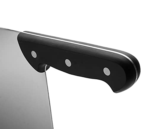 Miniatura 4 de Arcos Cuchillo Carnicero - Acero Inoxidable Y Hoja 260 Mm. 730 Gr. Uso Prolongado Y Pesado. Mango Ergonómico Polioximetileno Pom. Serie Universal. Hoja Flexible. Borliso. Color Negro.