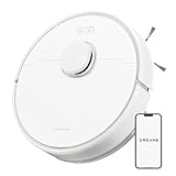 dreame D9 Max Gen 2 Robot Vacuum Cleaner with Mop, 6000Pa Robot Vacuum Cleaner, LDS Navigation, Multiple Maps,240mins Runtime, Suitable for Floors/Carpets/Pet Hair, WiFi/Alexa/APP Control, White