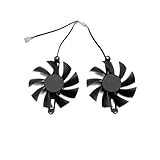 Type : Ventilateurs doubles muyihui Lot de 2 ventilateurs refroidissement for carte graphique 85 mm 6600 m for RX 580 2048SP for 1070ti Gaming VGA