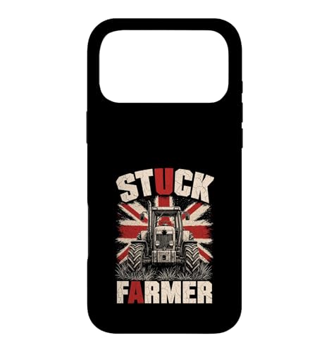 Farming Funny Stuck Farmer �g���N�^�[ �X�}�z�P�[�X iPhone 17 Pro Max �p