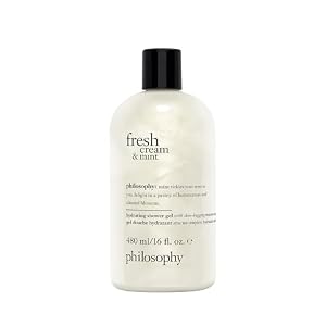 philosophy hydrating shower gel fresh cream and mint, 480ml