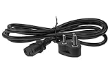 SF Cable 6ft South Africa smaller 3-pin Plug to IEC C13 Power Cord