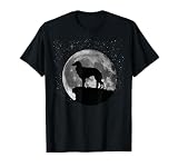 Silken Windhound Dog Moon T-Shirt
